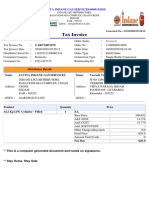 Tax Invoice: Savita Indane Gas Services (0000118201)