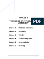 Psychological Assessment Module 2