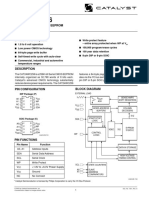 CAT24WC256: 256K-Bit I C Serial Cmos Eeprom