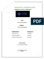 Trabajo Final de 5ta Final - Psicología Jurídica