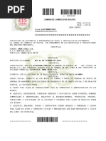 Certificado de Constitución y Gerencia