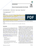 Floating Azolla Cover Influences Evapotranspiration From Flooded