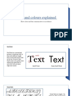 Fonts and Colours Explained: How Colour and Font Communicates To An Audience