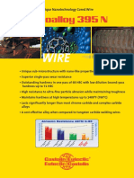 Nanoalloy 395 N: Unique Nanotechnology Cored Wire