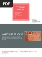 Types of Bricks PDF