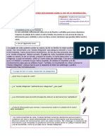 Analizamos Un Caso para Reflexionar Sobre El Uso de La Información