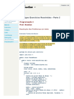 Códigos Exercícios Resolvidos - Parte 2 - .Prof. Newton - Java