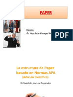 Paper: Dr. Napoleón Jáuregui Nongrados