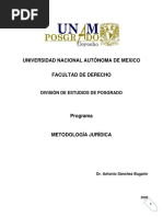 Programa Metodología Jurídica