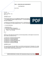 Chapter 3: Operators and Assignments Java Operators