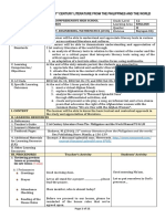 Detailed Lesson Plan in 21 Century Literature From The Philippines and The World