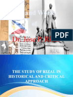 Life and Works: Dr. Jose P. Rizal