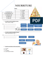 Worksheet Meals Food Activites Ludiques Dictionnaire Visuel Feuille Dex - 61112