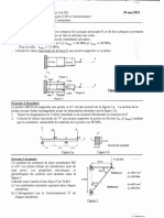 Examen de Résistance Des Matériaux 2015 PDF