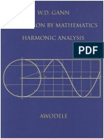 Awodele - W.D. Gann, Divination by Mathematics II Harmonic Analysis PDF