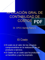 Aplicación de Costos