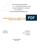 12-INTERPRETACION DE OBJETIVOS DEL PLAN DE LA PATRIA Jhonny Aguirre