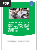 Escritrura de Compraventa de Bien Inmueble Con Reserva de Dominio y Representaciones de Gerente y Mandatario 1