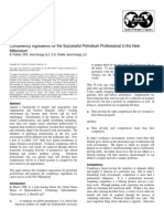 SPE 68795 Competency Ingredients For The Successful Petroleum Professional in The New Millennium