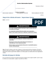 CAT 140K Juego de Las Válvulas Del Motor - Inspeccionar-Ajustar PDF