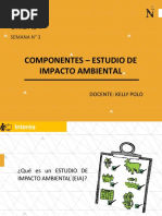 Semana 3 COMPONENTES ESTUDIO DE IMPACTO AMBIENTAL