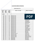 Bank MICR Codes