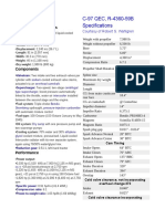 C-97 QEC, R-4360-59B Specifications: General Characteristics