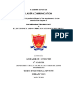 Laser Communication: Electronics and Communication Engineering