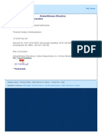 Airworthiness Directive: Federal Register Information Header Information