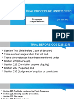 Trial Procedure Under CRPC