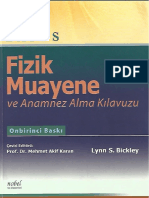 Bates Fizik Muayene Ve Anamnez Alma Klavuzu PDF