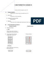 Detailed Lesson Plan in Mathematics Grade 3