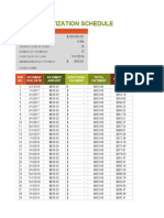 Loan Amortization Schedule