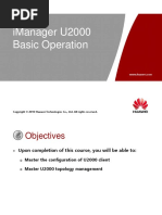 2 - Imanager U2000 Basic Operation ISSUE1.00