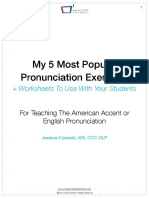 My 5 Most Popular Pronunciation Exercises: + Worksheets To Use With Your Students