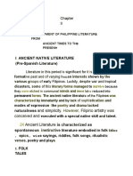 Chapter 2: Development of Philippine Literature From Ancient Times To The Present