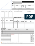 Shift Handover Form: Initiative Details (As Per Production Schedule)