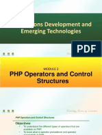 Main PDF 2 - PHP Operators and Control Structures PDF