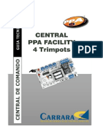 Manual Central PPA Facility 4 Trimpots Español