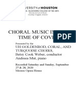 Choral Music in The Time of Covid