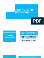 Disolución, Fusión, Federaciones y Confederaciones