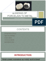 S - 9 Bonding of Porcelain To Metal