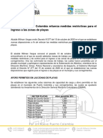 CP Decreto 277 Nuevas Disposiciones Ingreso de Playas en Puerto Colombia PDF