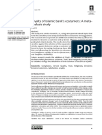 Loyalty of Islamic Bank's Costumers: A Metaanalysis Study