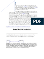 Data Model Cardinality: Computing Data Databases Object