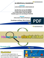 Infografía de La Historia de La Electricidad