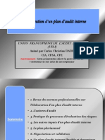 Elaboration Du Plan Audit