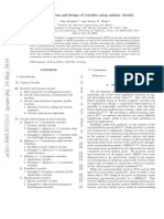 Representation and Design of Wavelets Using Unitary Circuits