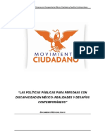 Las Politicas Publicas para Personas Con Discapacidad