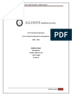 Post Graduate Programme Post Graduate Programme in Management: 2010 - 2012